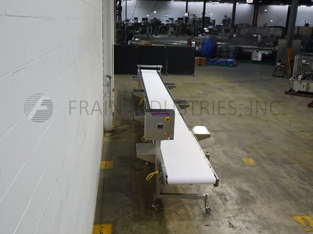 30" wide x 39.6' long, Unifiller, Stainless Steel frame belt conveyor, 40"-45" infeed/discharge range - Image 4