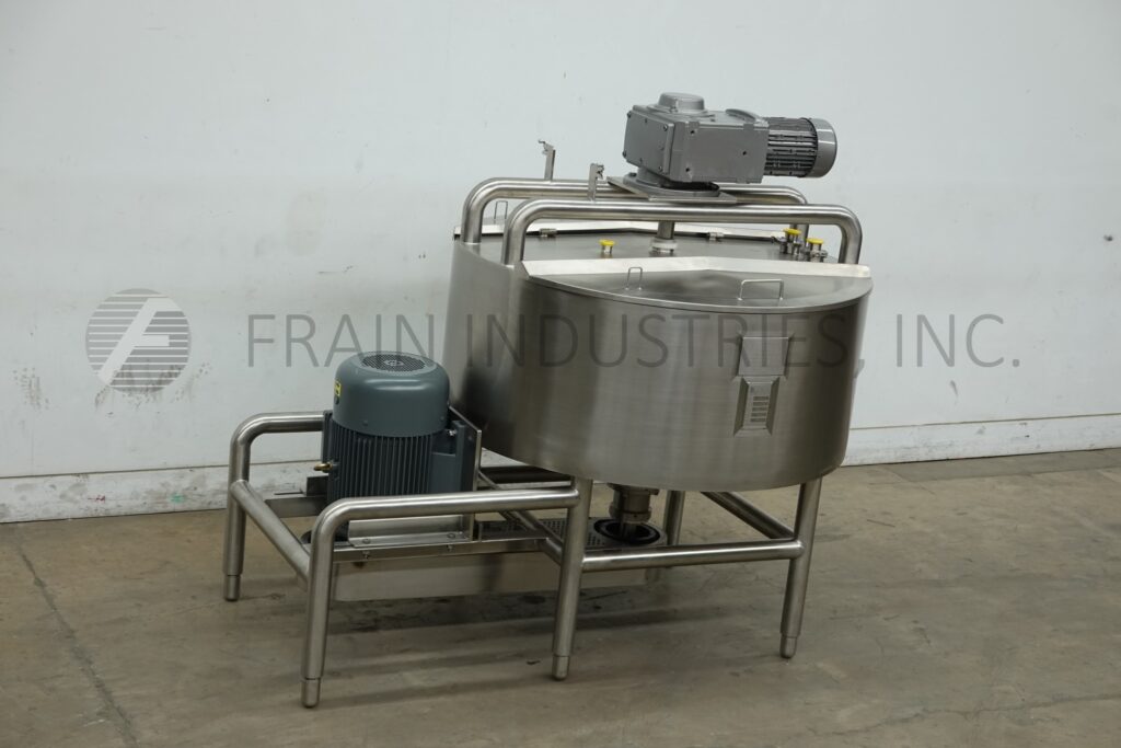 Heritage Equipment Co #BCLIK200, 200 gallon, 316 Stainless Steel, high shear, jacketed, liquefier, flat top - Image 1