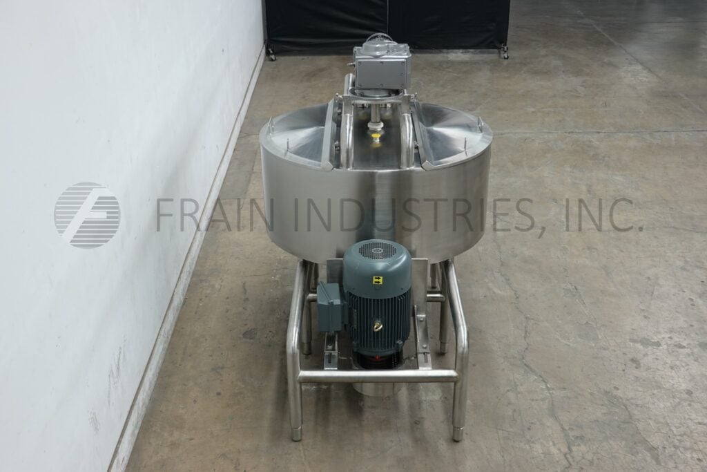 Heritage Equipment Co #BCLIK200, 200 gallon, 316 Stainless Steel, high shear, jacketed, liquefier, flat top - Image 3