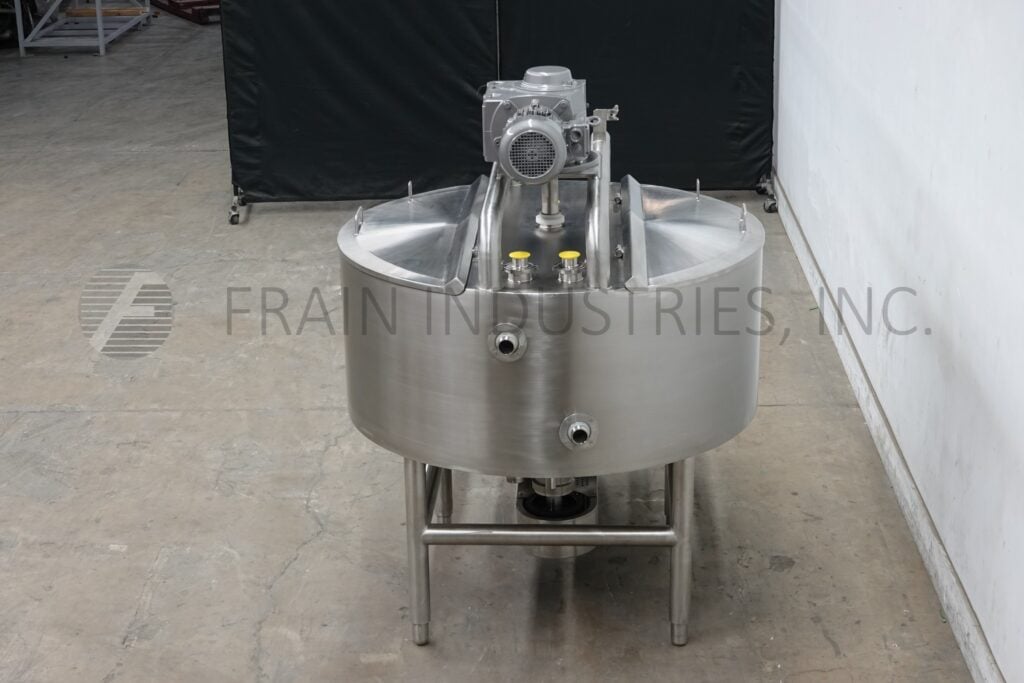Heritage Equipment Co #BCLIK200, 200 gallon, 316 Stainless Steel, high shear, jacketed, liquefier, flat top - Image 4