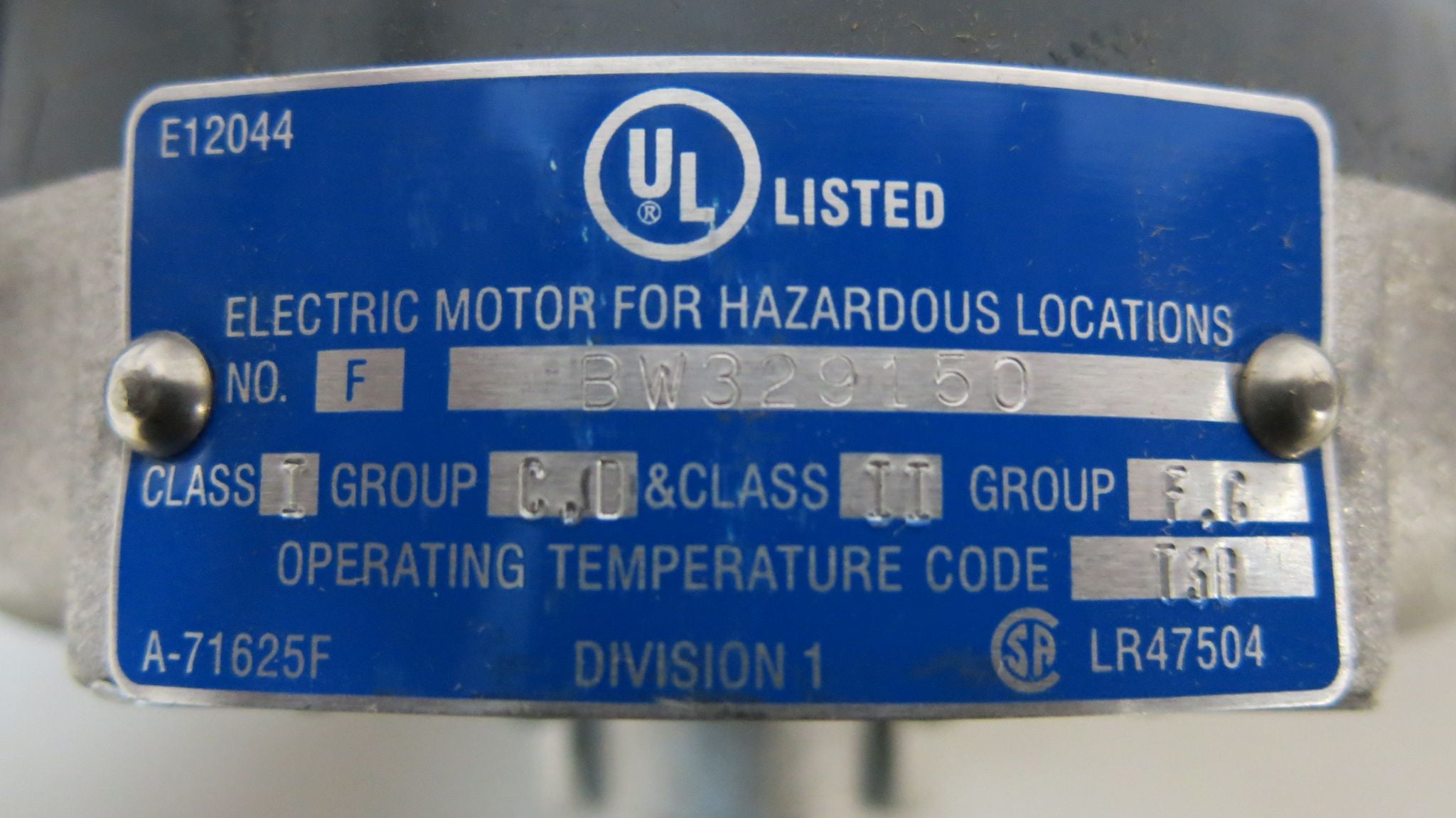 .3 HP 1725 RPM Marathon S87-939 56C17G5315J-P, Frame 56, explosion proof motor, 115/230 Volts, new - Image 3