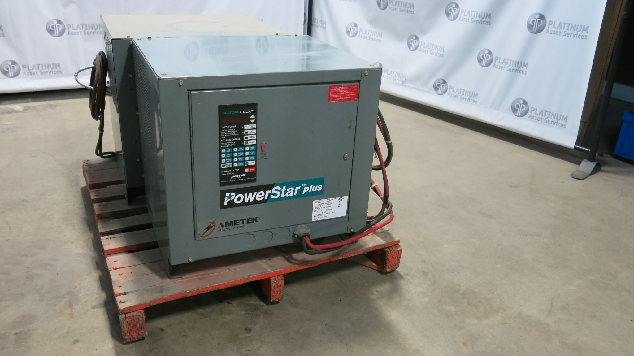 Ametek Powerstar Plus #590Z3-129, automatic battery charger, serial #111CS844844 - Image 1