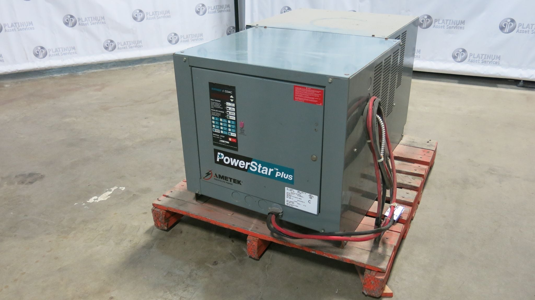 Ametek Powerstar Plus #590Z3-129, automatic battery charger, serial #111CS844844 - Image 2