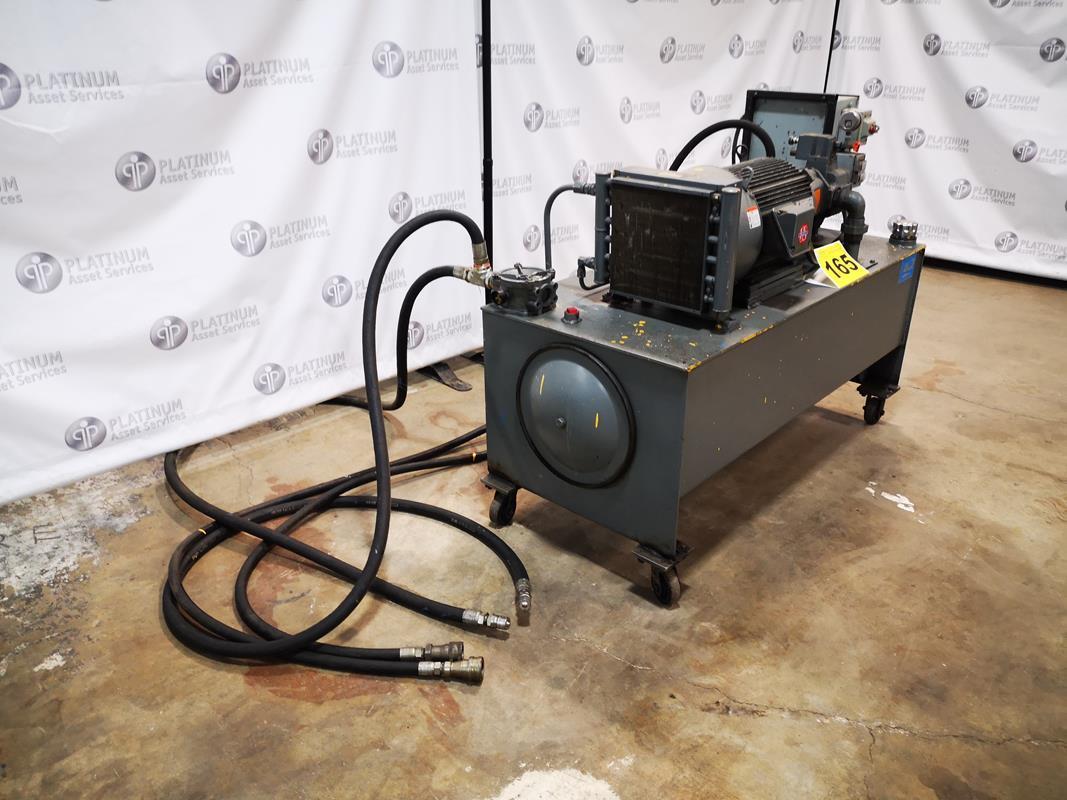 125 HP Miller Powerpak, hydraulic power pack, tank mounted Unimount 125 drive motor - Image 2
