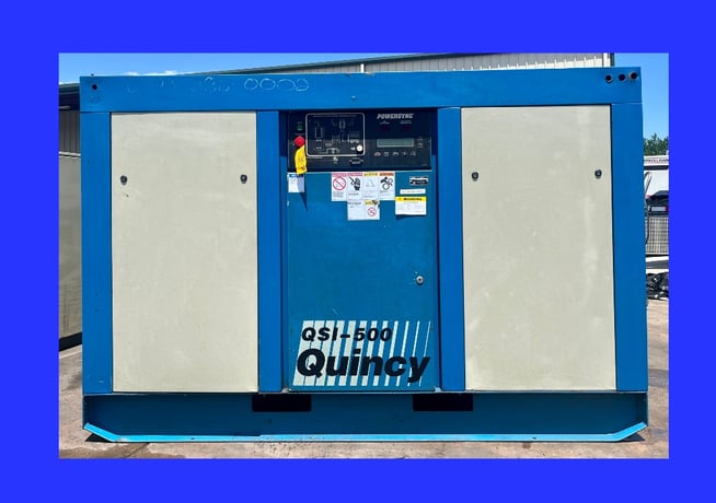 440 cfm, 125 psi, Quincy #QSI500ACA31EE, 100 HP, 460 V. - Image 1