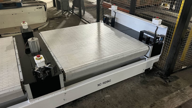 Automation Unit Load Deck Guided Vehicle, Egemin #LTV0515L, 300 FPM (2 available) - Image 7