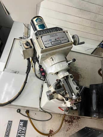 Milltronics #Partner-MB18, vertical mill, 13" x45" table, 5 / 3 HP, Centurion 6 CNC Control, S/N 4877,1998 - Image 8