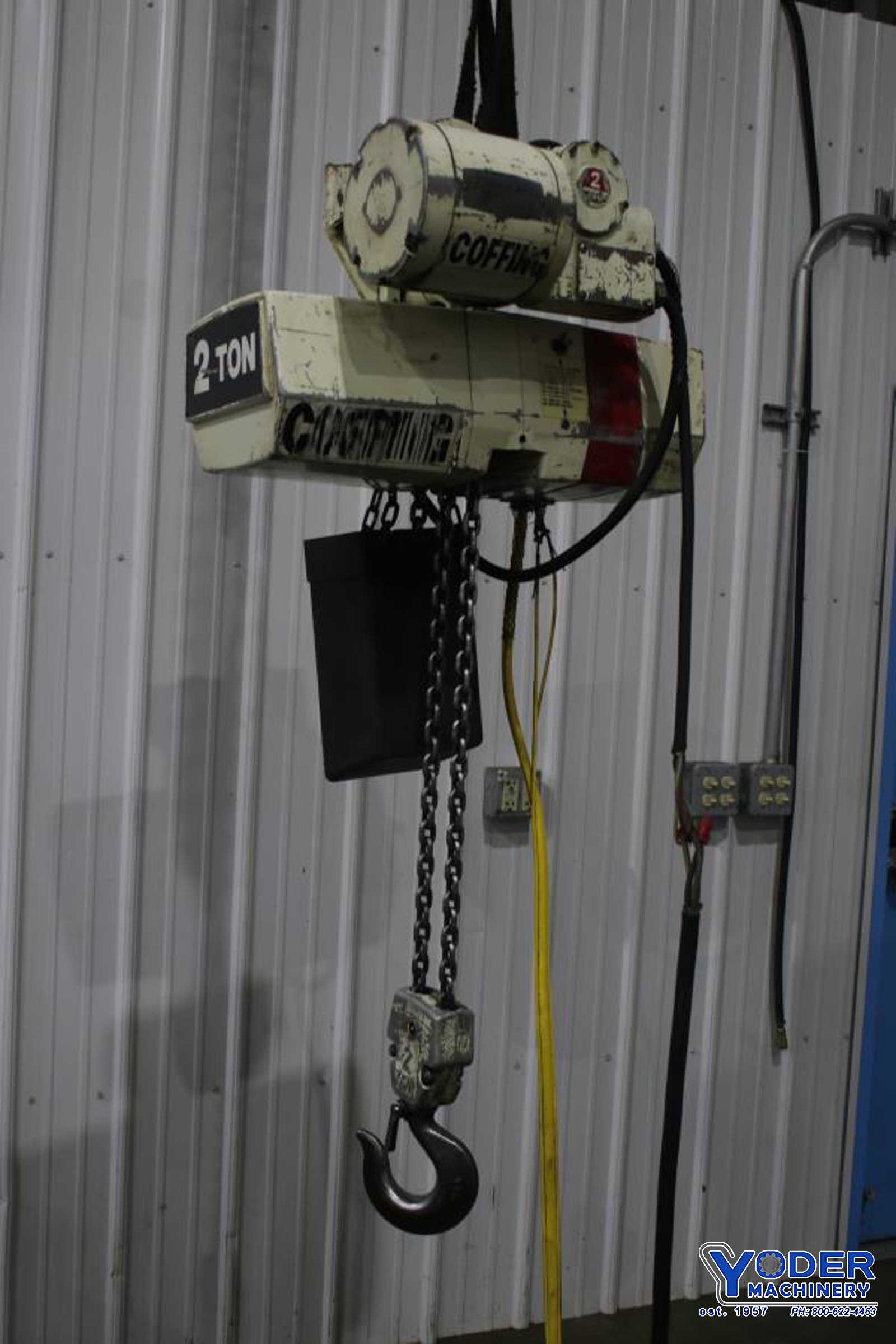 2 Ton, Cm, electric chain hoist, #75807 - Image 1
