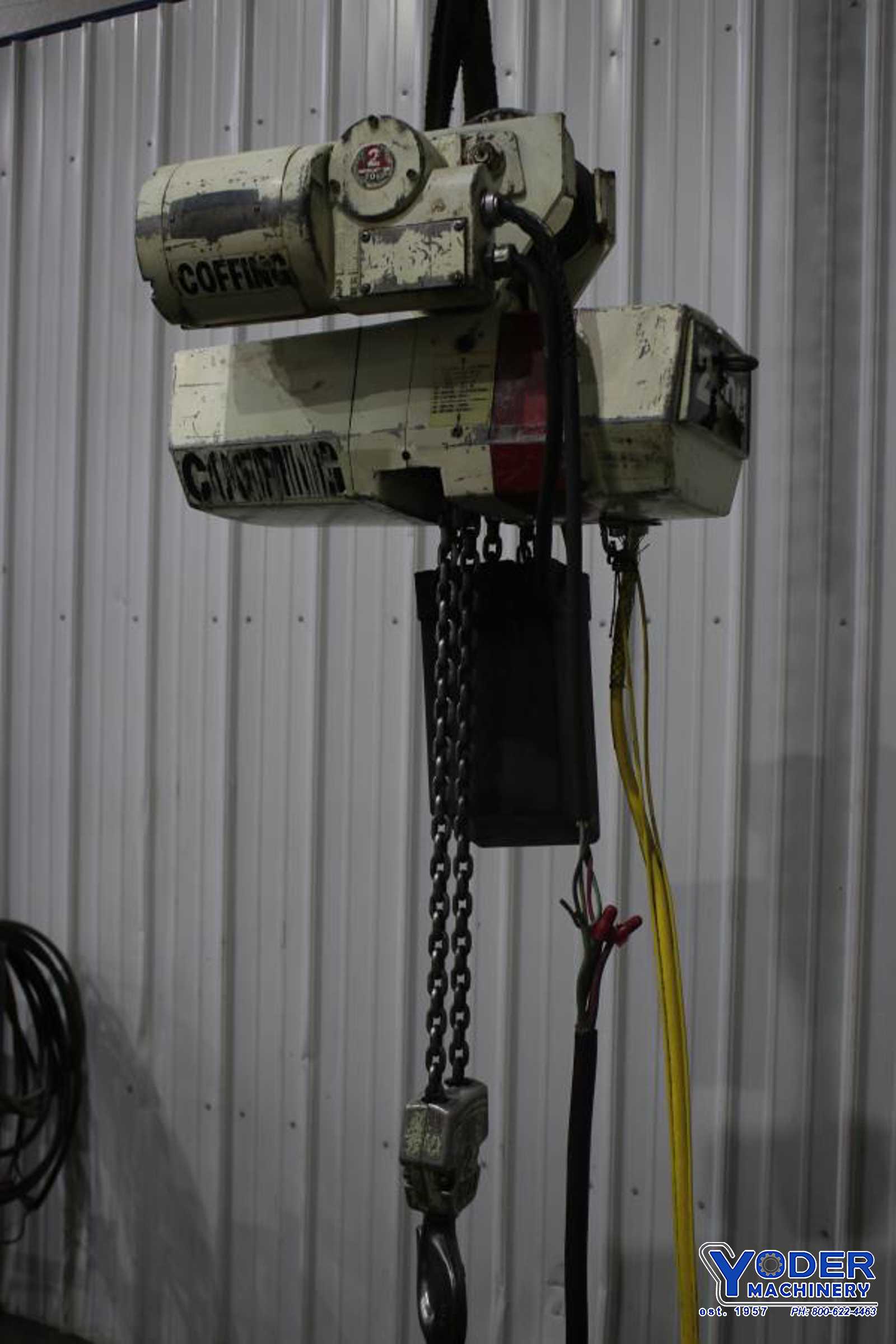 2 Ton, Cm, electric chain hoist, #75807 - Image 2
