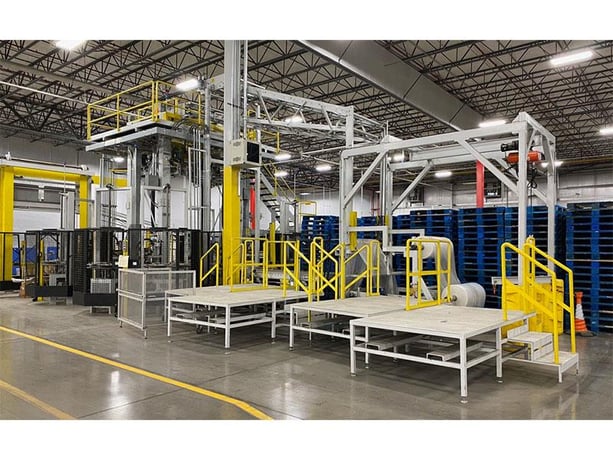 Mollers #HSA, Automatic Stretch Hooding System w/Corner Board Applicator, 48" x 48" x 120" max pallet size - Image 2