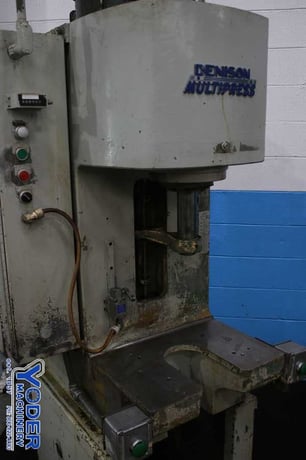 8 Ton, Denison Multipress #SO87L8204FSD267A72D210JMS206, hydraulic C-frame press, #74275 - Image 3
