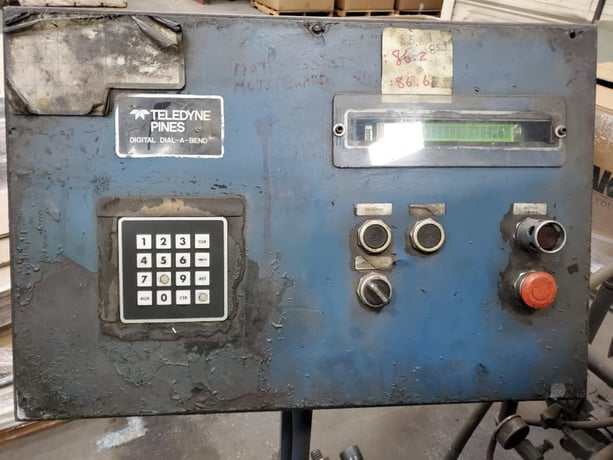 Teledyne Pines #M-94604-Dial-A-Bend, vertical hydraulic tube bender, 460 V., 3-phase - Image 4