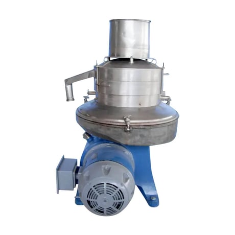 Sharples #DM-E2478-2-E8796, Separator/Desludger, 6250 RPM bowl speed, 60 disks, 11" diameter x 7" H hopper w/ - Image 2