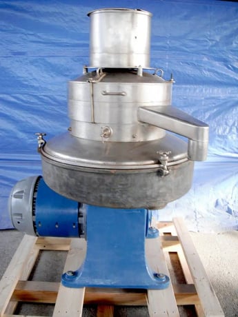 Sharples #DM-E2478-2-E8796, Separator/Desludger, 6250 RPM bowl speed, 60 disks, 11" diameter x 7" H hopper w/ - Image 5