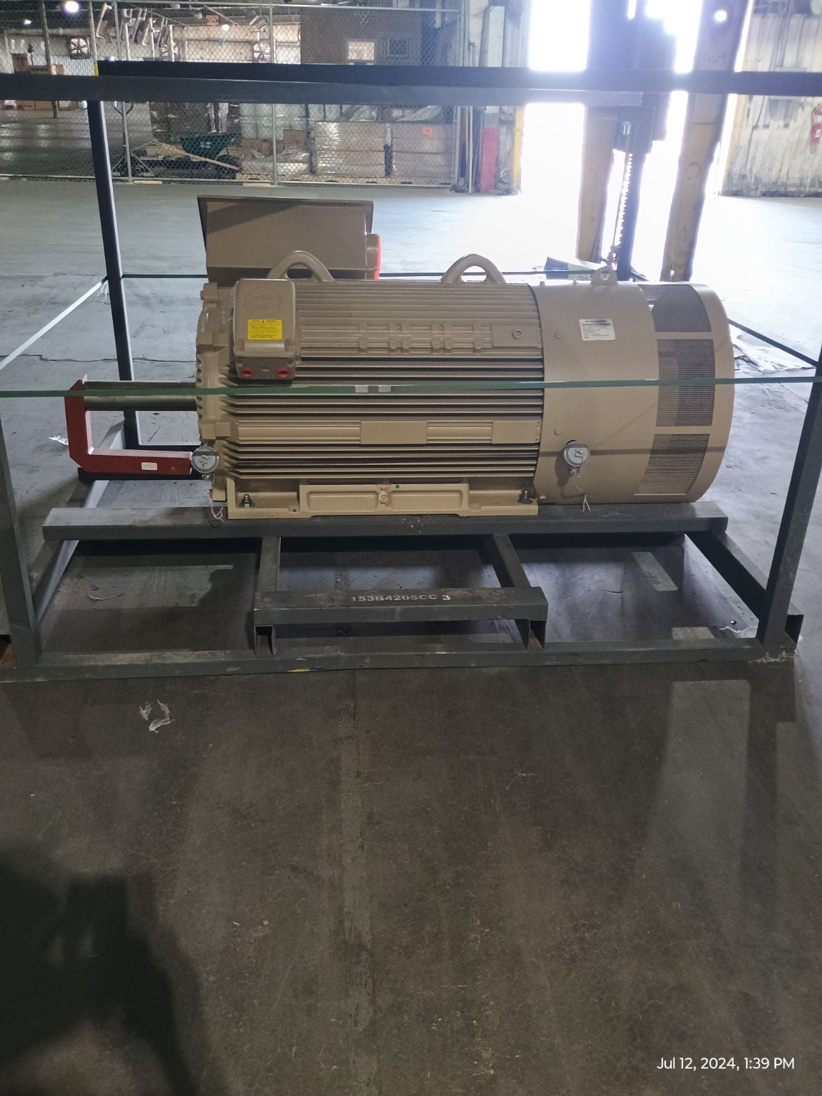 250 HP 3600 RPM General Electric, Frame 508/9LS, TEFC, Ball, IEEE 841, 2300/4160 Volts, new, Q830 (2 - Image 9