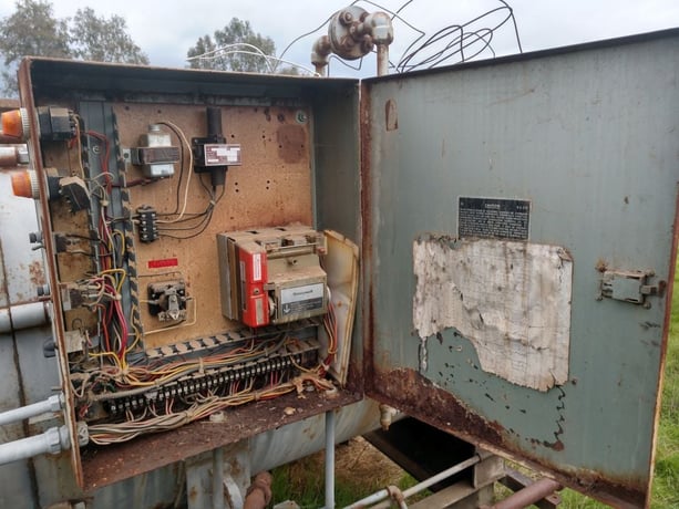 750000 BTU Eclipse Dpwtherm boiler, hot oil, gas/#2 oil, 80 sq.ft., 150 psi, 1974, #S733018 - Image 6