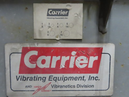 5.5" wide x 6' long, Carrier vibrating conveyor, Stainless Steel, clamp on top cover, 4 springs - Image 5