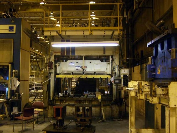 200 Ton, Pacific #200-D8-48-96, Straight Side Hydraulic Press, 24" stroke, 36" daylight, 1992 - Image 2