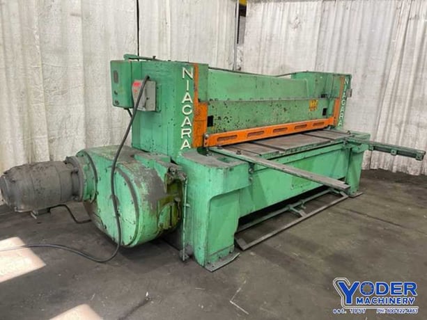 1/4" x 6' Niagara #76B, power squaring shear, #76550 - Image 2