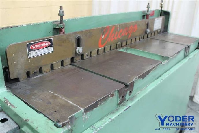 14 gauge x 4' Dreis & Krump, hydraulic power shear, #61657 - Image 2