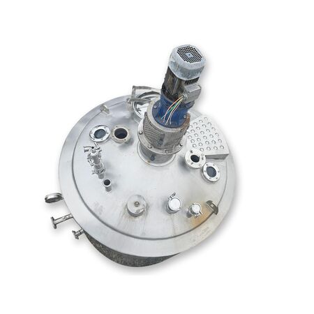 528 gallon Food & Biotech, Stainless Sanitary Jacketed Insulated Mix Tank w/ Agitator, 59" x 51" vertical - Image 3