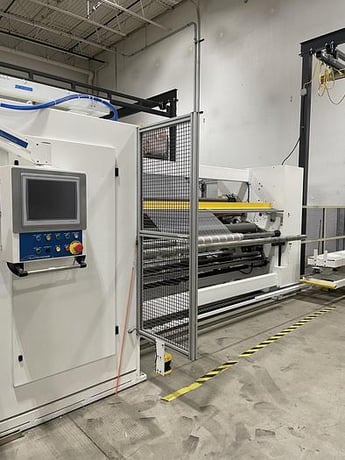 110" Simplex turret winder scorer & razor slitting, Catbridge #324, 2017 - Image 1