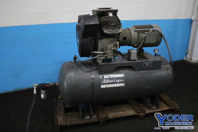 55 cfm, Atlas Copco Airlet #LE11, air comnpressor, 15 HP, 220/440 V., #75528 - Image 2