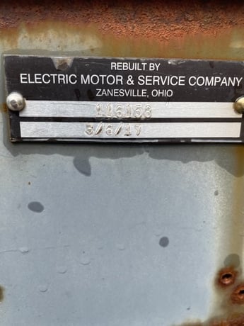 600 HP 600 RPM General Electric, Frame 8411Z, WPISB, 4000 Volts - Image 1