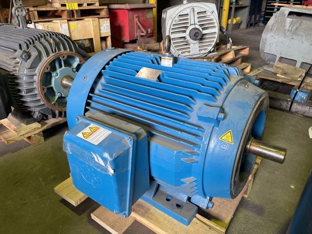 150 HP 3600 RPM General Electric, Frame 445TSC, TEFC BB, 460 Volts, New Surplus (2 available) - Image 3