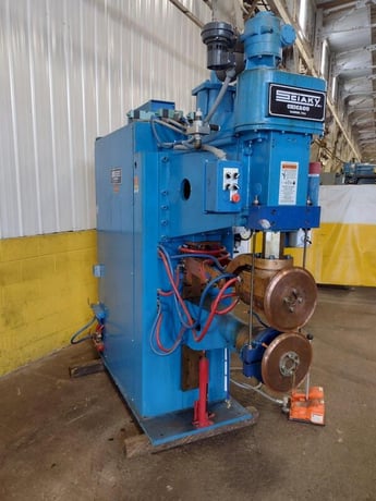 100 KVA Sciaky #PMM2TC, rotary seam welder, 10" X 36" throat, 5" stroke, 460V. - Image 3