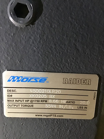 2.39 HP 1750 RPM Morse Raider 375Q140H60, new surplus - Image 9