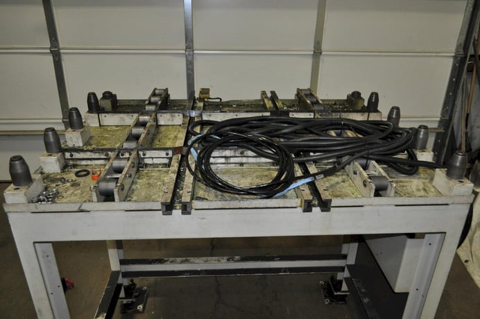 90 Ton, Lem #4508C, straight side double crank high-speed press, 3.1" stroke, 9.8" Shut Height,.11"adj. - Image 10