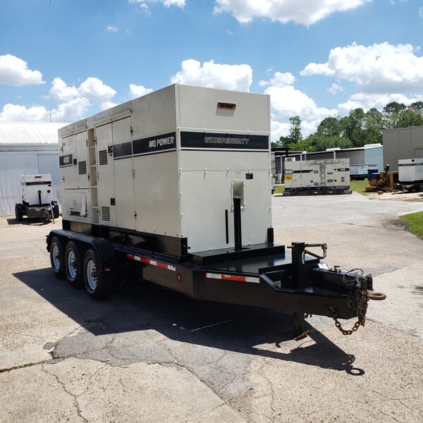 320 KW Multiquip #DCA400SSI4i, diesel, sound attenuated enclosure, 240/480 Volts, 9934 hours; 2013 - Image 1