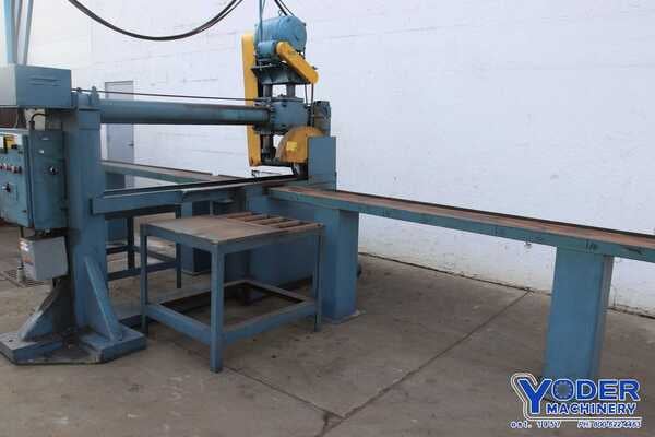 60" Custom travel abrasive saw, #71148 - Image 8