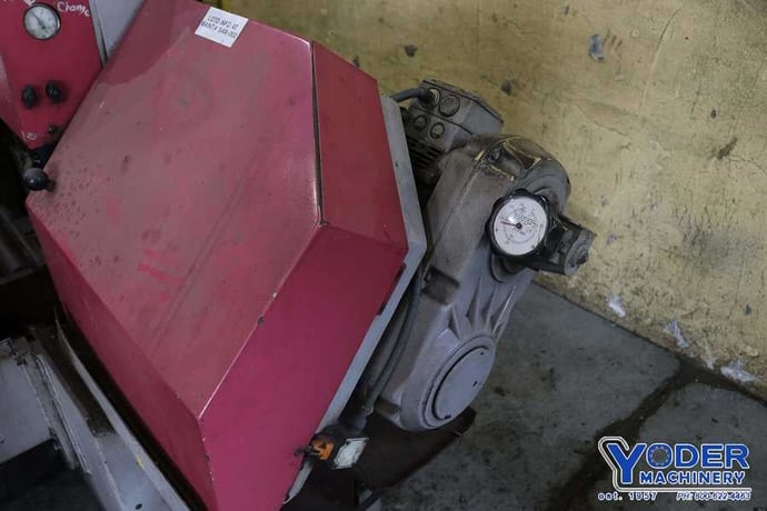11.8" x 11.8" Behringer #HBP303A, 2-post horizontal band saw, 2001, #69883 - Image 6