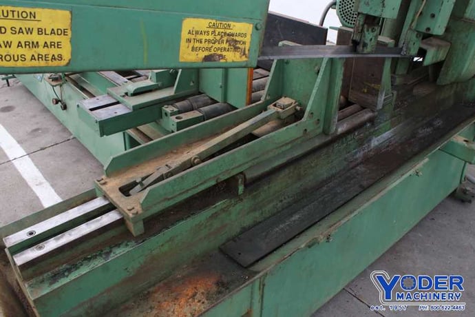 16" x 20" Hem #1200LA, horizontal band saw, 1-1/2" W blade, air clamping, 7.5 HP, #75329 - Image 7