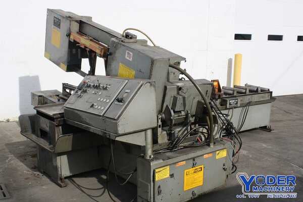16" x 16" Hem #H130HA, automatic horizontal band saw, 10' 6" x 1-1/2" blade, 10 HP, 1995, #66196 - Image 7
