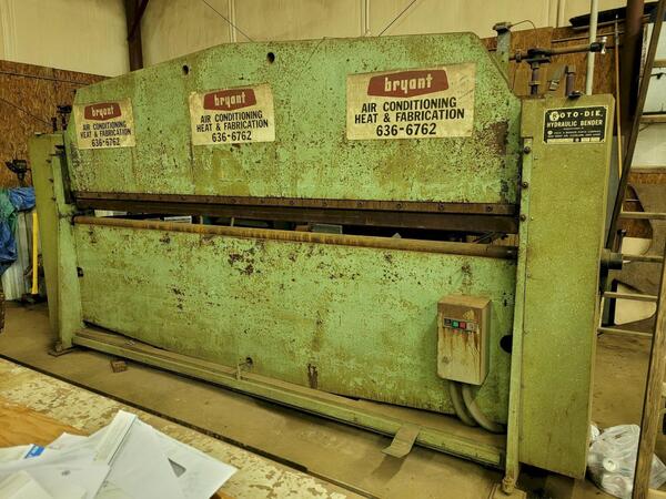 Roto-Die #15, hydraulic bender, 14 gauge x 10', 3" stroke, 20-50 SPM - Image 1