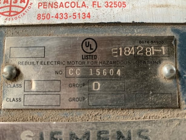350 HP 900 RPM Siemens, Frame 30ES8, TEFC BB EXP, 4000 Volts - Image 5