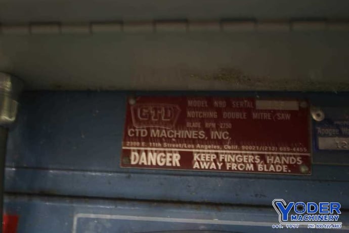 14" CTD #N90, high speed cold saw, #76406 - Image 3