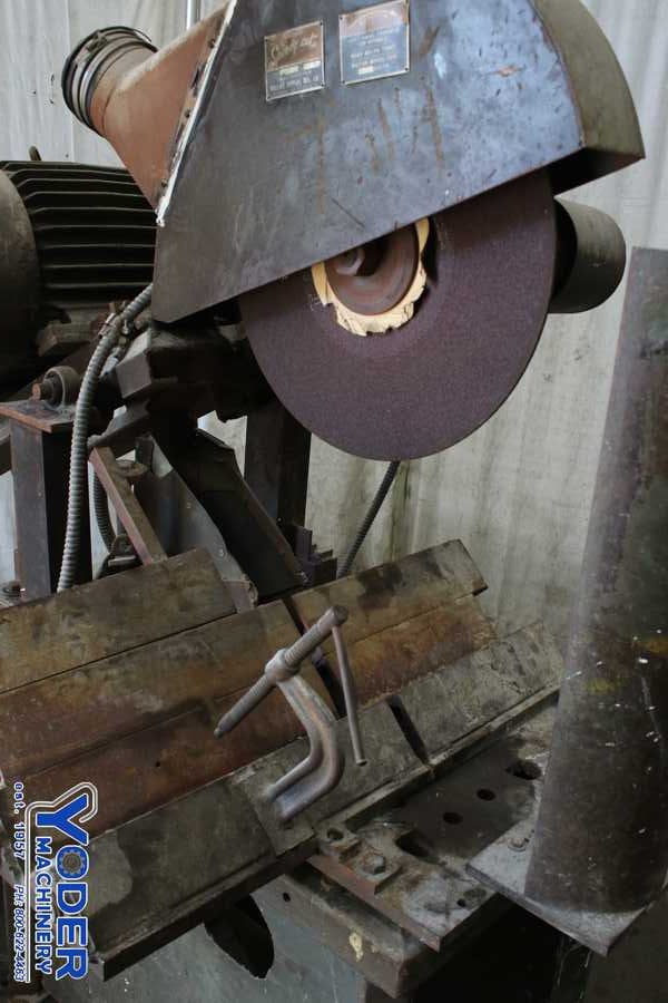 26" Wallace Speedy Cut, abrasive cut-off saw, #75923 - Image 4