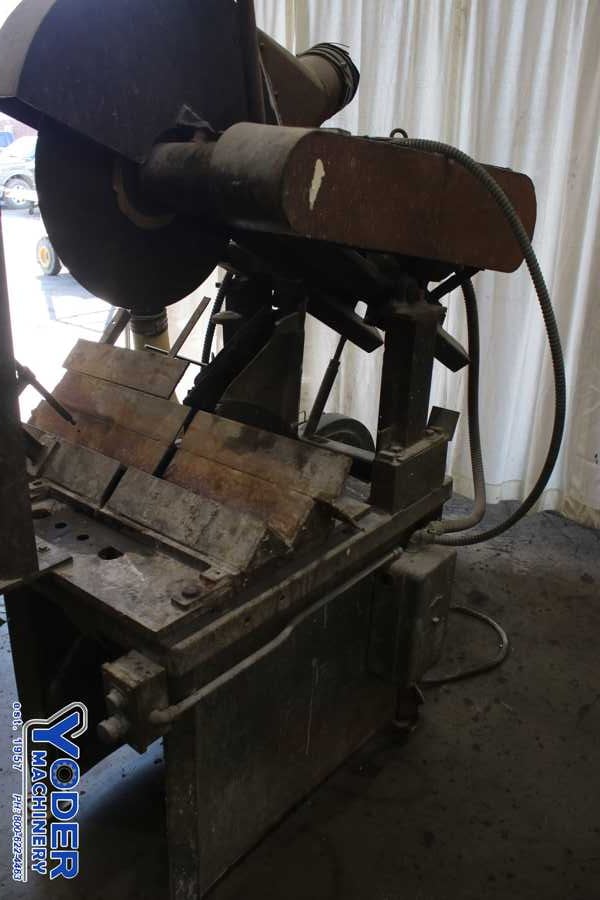 26" Wallace Speedy Cut, abrasive cut-off saw, #75923 - Image 10