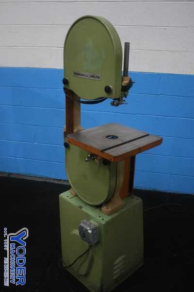 14-1/2" x 6" Delta Rockwell #28-290, vertical band saw, 14" x 14" table, #75114 - Image 7
