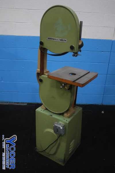 14-1/2" x 6" Delta Rockwell #28-290, vertical band saw, 14" x 14" table, #75114 - Image 8