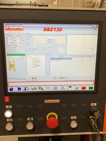 Elumatec #SBZ-130, CNC Profile Machining Center, 3-Axis, 386.61" max L, 12.20" width x 10.24" H, 386.61" X - Image 5