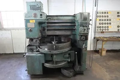 Fellows #36-6, gear shaper, 40" dia., 6" stroke, 4" spindle diameter, T-slotted tables, tooling - Image 6