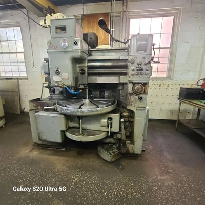 Fellows #36-6, gear shaper, 40" dia., 6" stroke, 4" spindle diameter, T-slotted tables, tooling - Image 10