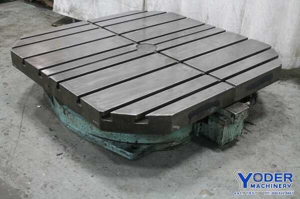 60" x 60" Cincinnati Gilbert, air lift rotary table, #66180 - Image 6