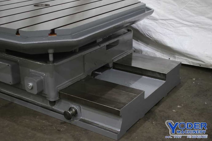 78" x 78" Skoda, power rotary table, #74916 - Image 5