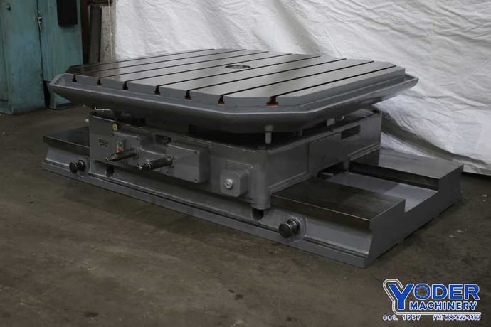 78" x 78" Skoda, power rotary table, #74916 - Image 8